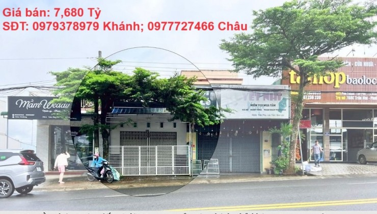 CHÍNH CHỦ cần bán nhanh căn nhà 2 mặt tiền tại tp Bảo Lộc, hướng Đông Nam, vượng khí